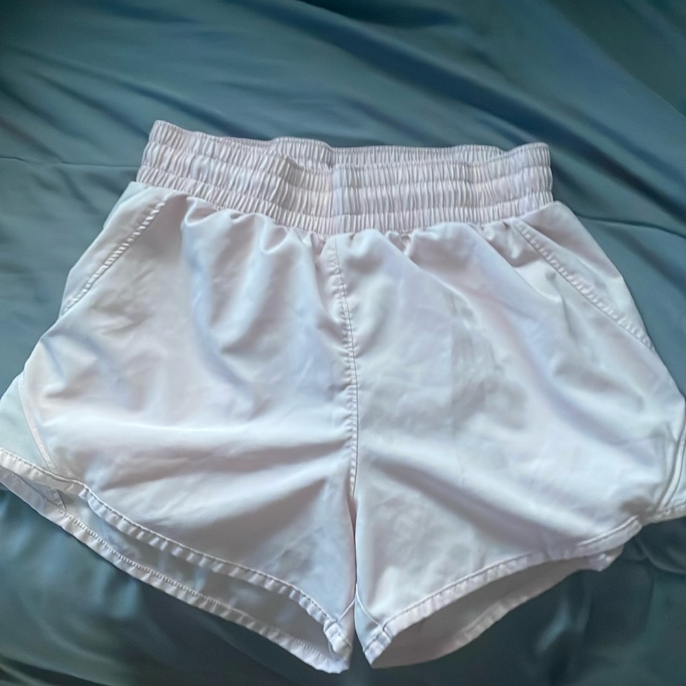 pink athletic shorts